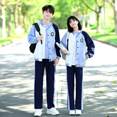 批发大量有货 实拍情侣装秋季三件套外套情侣装学生班服运动会套装