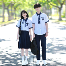 批发已出货 实拍情侣装高中生衬衫表演服<b class='q'>演出服</b>毕业学生班服JK制服
