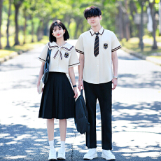 批发已出货 实拍情侣装高中生衬衫表演服<b class='q'>演出</b>服毕业学生班服JK制服