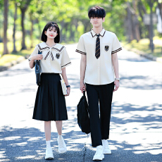 批发已出货 实拍情侣装高中生衬衫表演服<b class='q'>演出服</b>毕业学生班服JK制服