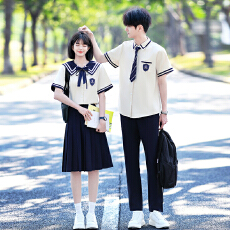 批发已出货  实拍情侣装高中生衬衫表演服<b class='q'>演出服</b>毕业学生班服JK制服