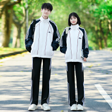 批发出货中<b class='q'>实拍</b>情侣装秋季冲锋衣外套情侣装学生班服<b class='q'>运动</b>会套装
