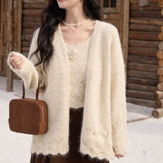 批发韩国东大门小清新女设计感显瘦甜美针织外套毛衣<b class='q'>吊带</b>背心两件套外