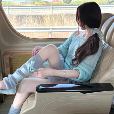 批发小个子穿搭温柔风巨好看的斜肩<b class='q'>针织衫</b>小众漂亮独特<b class='q'>长袖</b>上衣春季