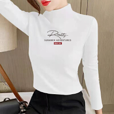 批发230g优质双面德绒长袖<b class='q'>打底衫</b>女2025秋冬半高领上衣保暖t恤