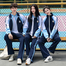 批发实拍校服学院风初中高中小学生班服情侣装春<b class='q'>秋</b>三件套