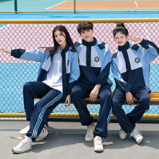 批发实拍校服学院风初中高中小学生班服情侣装春<b class='q'>秋</b>三件套