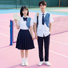 批发已出货 实拍 情侣装学院风JK制服学生初中班服<b class='q'>衬衫</b>毕业照演出服