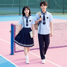 批发已出货 实拍 情侣装学院风JK制服学生初中班服衬衫毕业照演出服