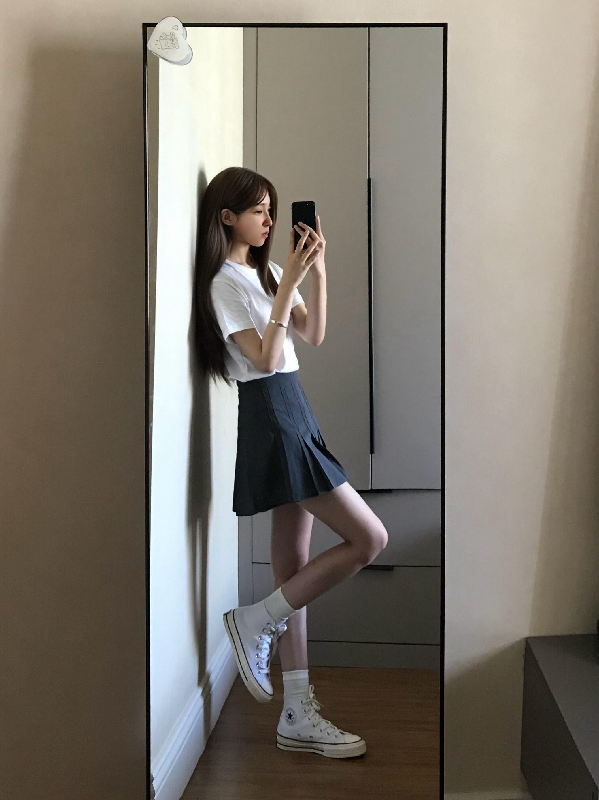콩 찬 dazzlingbean 작은 곰 패치 자수 화이트 반팔 티셔츠 여성 여름 얇은 스타일 긍정적 인 어깨 티셔츠 맨위