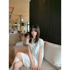批发天丝娃娃领小白裙泡泡袖2026夏季欧美ins风迷你短袖连衣裙
