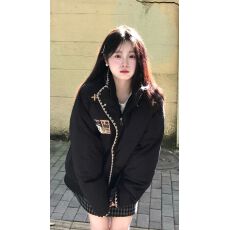 批发情侣装亿万少年BUFU国潮牌民族风棉服男女冬季刺绣棉衣外套面包服