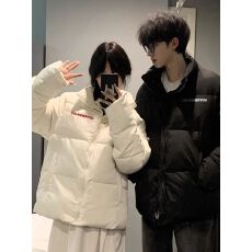 批发（高品质版本)情侣装面包服女2025冬季新款立领加厚<b class='q'>棉衣</b>棉服外套