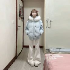 批发美式羽绒棉服女2026新款冬季加厚保暖<b class='q'>棉衣</b>派克服超好看棉袄外套女