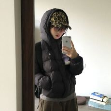 批发肯豆风羽绒棉服女2026新款冬季<b class='q'>短</b>款面包服棉衣小个子加厚棉袄外套