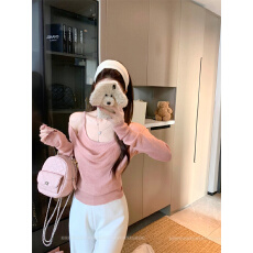 批发实拍实价 <b class='q'>气质</b>韩系显白外衫+吊带上衣荡领显瘦冬ins套装