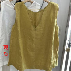 超凉快棉麻无袖套头背心女2026夏季新款时尚宽松显瘦百搭小衫上衣