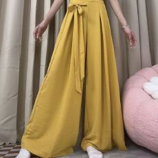 批发2025新款现代舞棉麻裤子宽松飘逸古典舞中国舞舞蹈裤子现代舞蹈裤