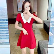 批发<b class='q'>夜店</b>服装女气质低胸显瘦连衣<b class='q'>裙</b>足疗桑拿技师工作服夜场上班衣服