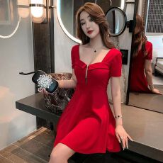 批发纯欲风性感连衣<b class='q'>裙</b>新款夜场上班<b class='q'>夜店</b>衣服气质女神范纯欲风收腰显瘦