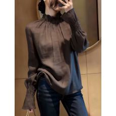 批发独特漂亮超好看上衣女2026年春季新款法式设计感小众时尚气质长袖