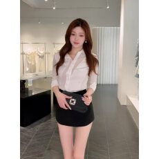 批发白色衬衫女轻奢高级感2026秋季新款性感御姐修身收腰衬衣长袖上衣