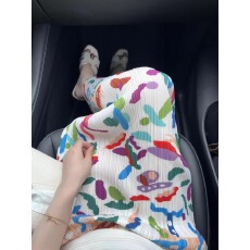 批发高级感舒适百褶裙女<b class='q'>春</b>夏新款2026高腰显瘦中长款垂感A字半身裙子