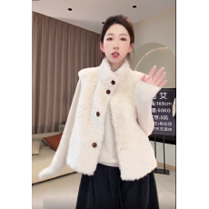 批发羊羔毛皮草<b class='q'>马夹</b>外套女秋冬