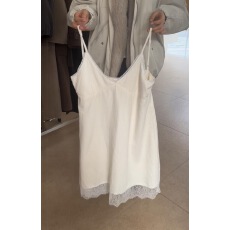 批发雪尼尔蕾丝花边吊带裙