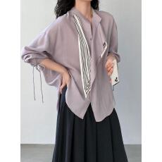 批发丝巾系带衬衫