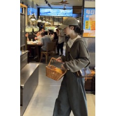 早秋新款连帽卫衣外套