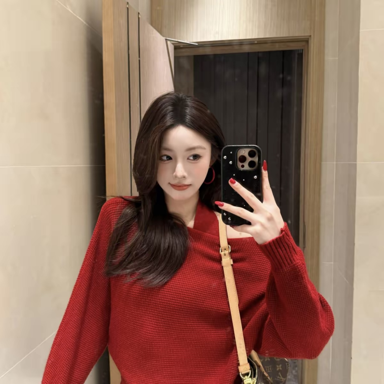 한 인사이드 한 가스 다양한 착용 법 2026 가을 겨울 품격 후아 남편 그리드 루즈핏 니트 스웨터 조끼 세트