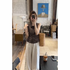 批发2026年夏季新款韩系显瘦翻领气质感上衣女