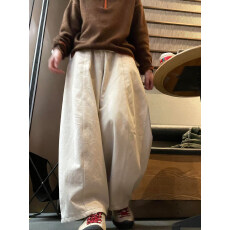 批发2026超火巨好看阔腿镰刀裤大码胖mm慵懒松弛感显瘦韩系chic感裤子