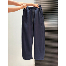 批发实价<b class='q'>实拍</b>#高腰垂感显瘦加绒休闲<b class='q'>裤</b>女秋冬新款保暖加厚直筒阔腿<b class='q'>裤</b>