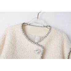 批发简艾薇品质<b class='q'>女装</b>2025秋季新品温柔风装饰边