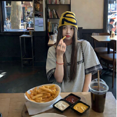 批发美式简约潮牌字母印花纯棉短袖T恤女夏季<b class='q'>新款</b>重磅<b class='q'>情侣</b><b class='q'>宽松</b>上衣