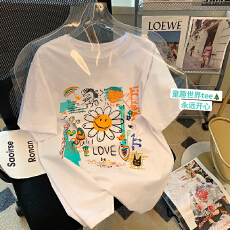 批发 韩国短袖显瘦T恤女装夏季韩版潮学生百搭短袖上衣