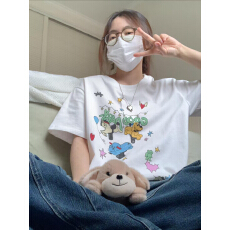 批发<b class='q'>韩国</b>短袖显瘦<b class='q'>T</b><b class='q'>恤</b>女装夏季潮学生百搭短袖上衣