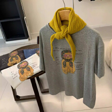 批发韩国短袖显瘦T恤女装夏季韩版潮学生百搭短袖上衣