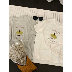 批发<b class='q'>韩国</b>东大门春夏韩版百搭宽松ins风印花纯棉圆领亲肤舒适短袖T恤