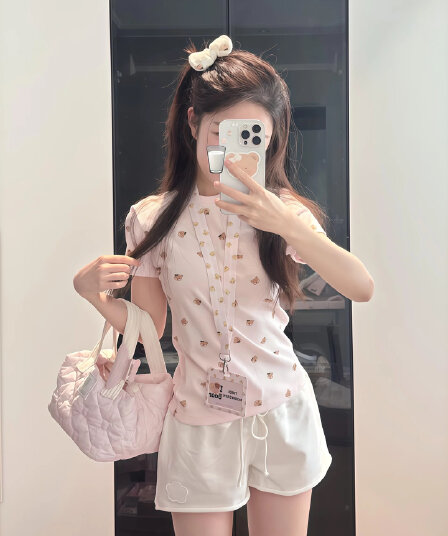 좋은 품질 천 인쇄 40 220 그램 92 면 8 암모니아 Lun 반팔 티셔츠