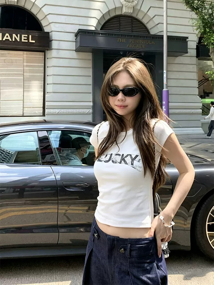 순면 40 220 그램 92 면 8 암모니아 Lun 긍정적 인 어깨 반팔 t