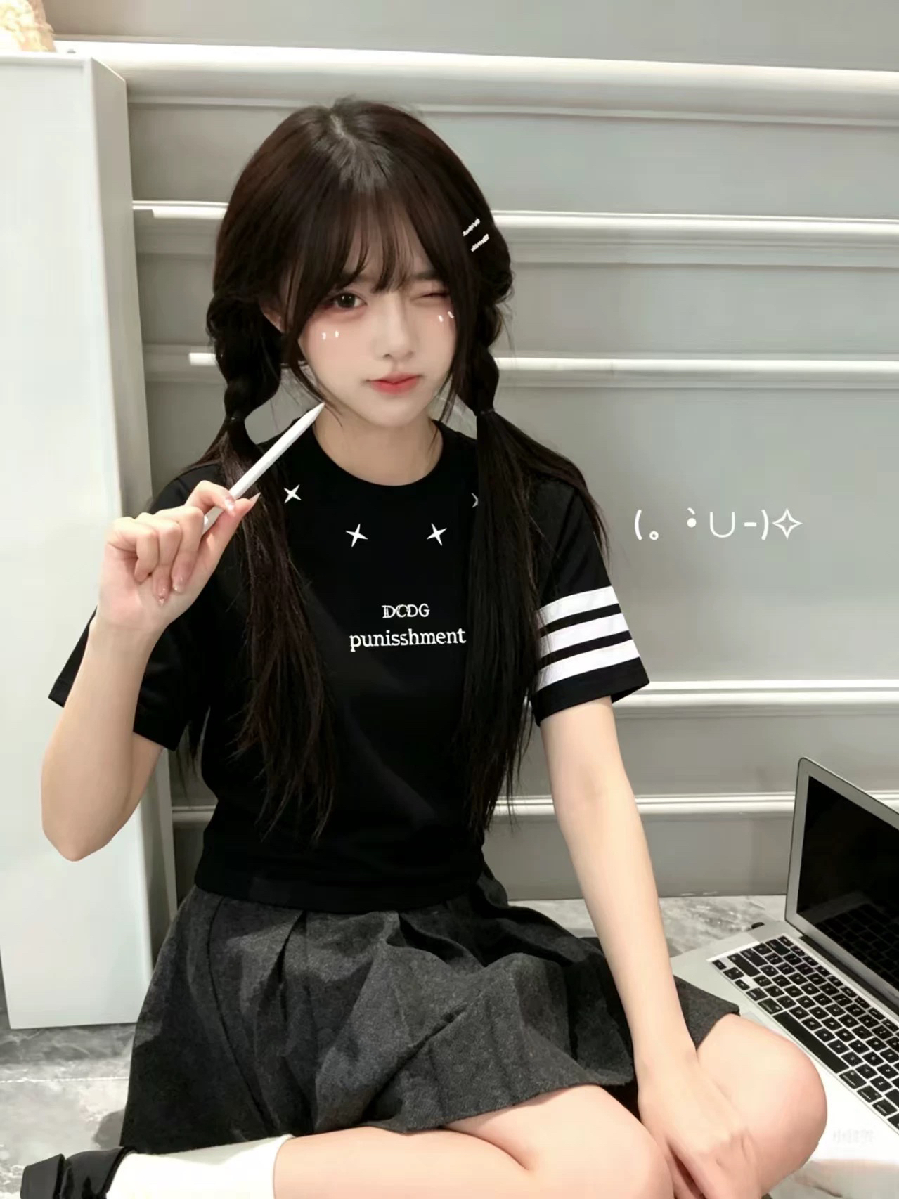 19 지점 면 220 그램 3개 바 원본 품질 출처 여름 새로운 프린트 반팔 티셔츠