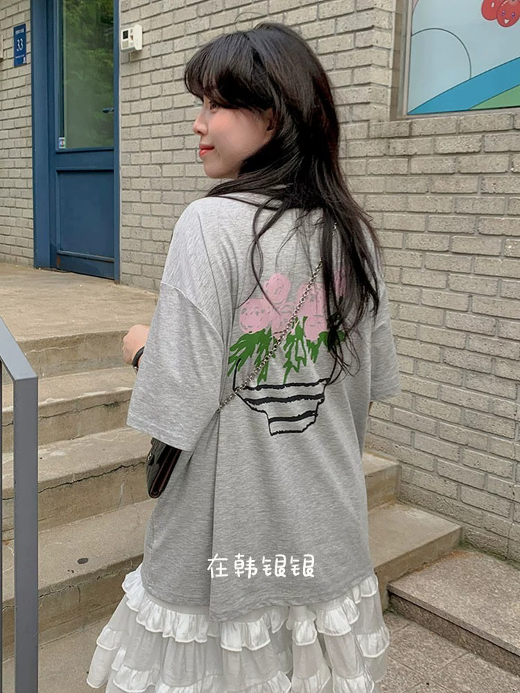 한 부서 새로운 수 있습니다. 달콤한 수 있습니다. 짭짤한 느긋한 바람 루즈핏 디자인 센스 다용도 맨위