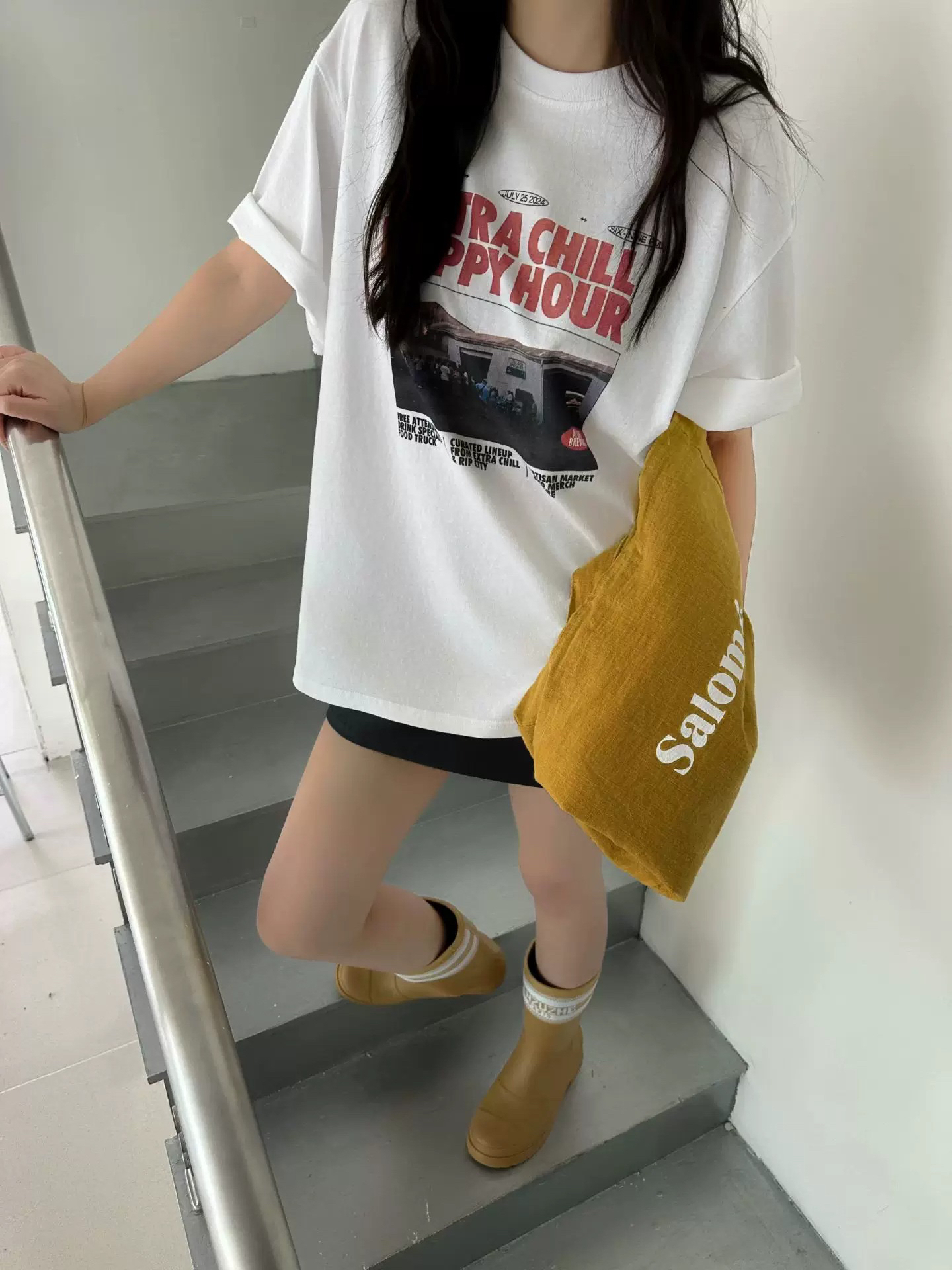 한 부서 새로운 수 있습니다. 달콤한 수 있습니다. 짭짤한 느긋한 바람 루즈핏 디자인 센스 다용도 맨위