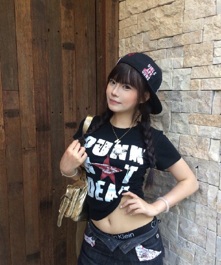 아메리칸 레트로 라운드 넥 프린트 반팔 티셔츠