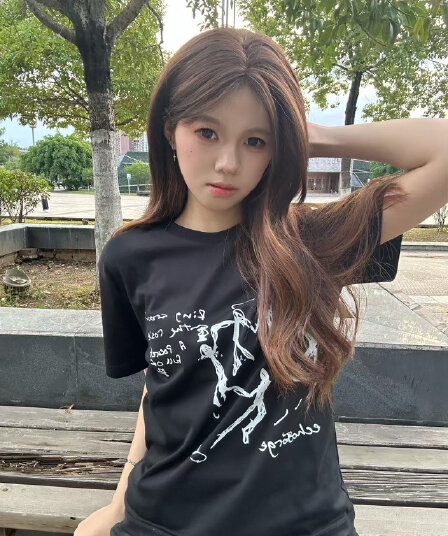 한 부서 새로운 수 있습니다. 달콤한 수 있습니다. 짭짤한 느긋한 바람 루즈핏 디자인 센스 다용도 맨위