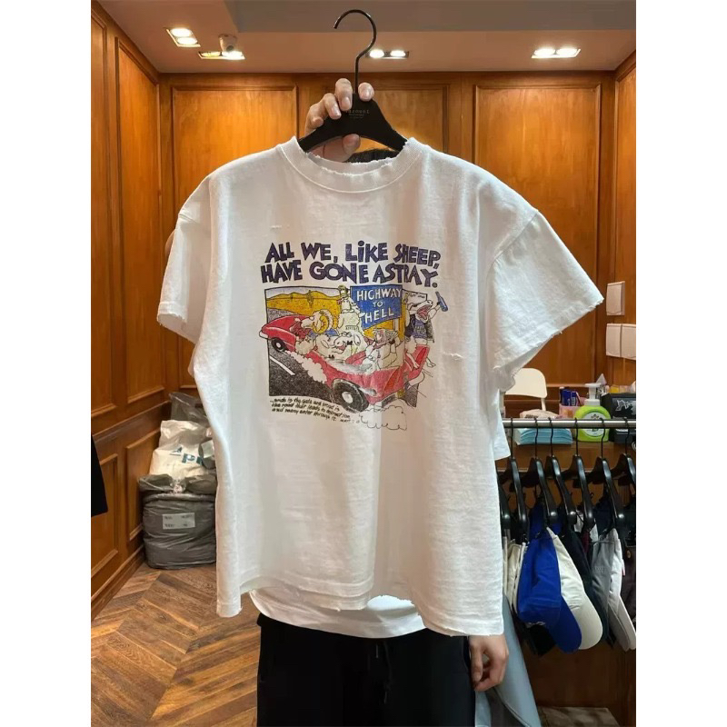한 부서 새로운 수 있습니다. 달콤한 수 있습니다. 짭짤한 느긋한 바람 루즈핏 디자인 센스 다용도 맨위