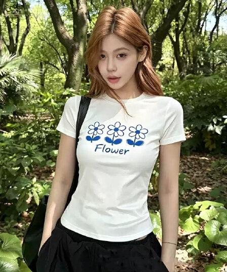 순면 40 220 그램 92 면 8 암모니아 Lun 긍정적 인 어깨 반팔 t